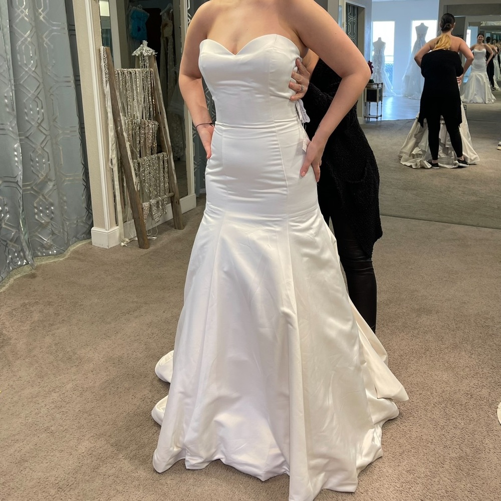 Allure Bridals Elegant oyster wedding Gown